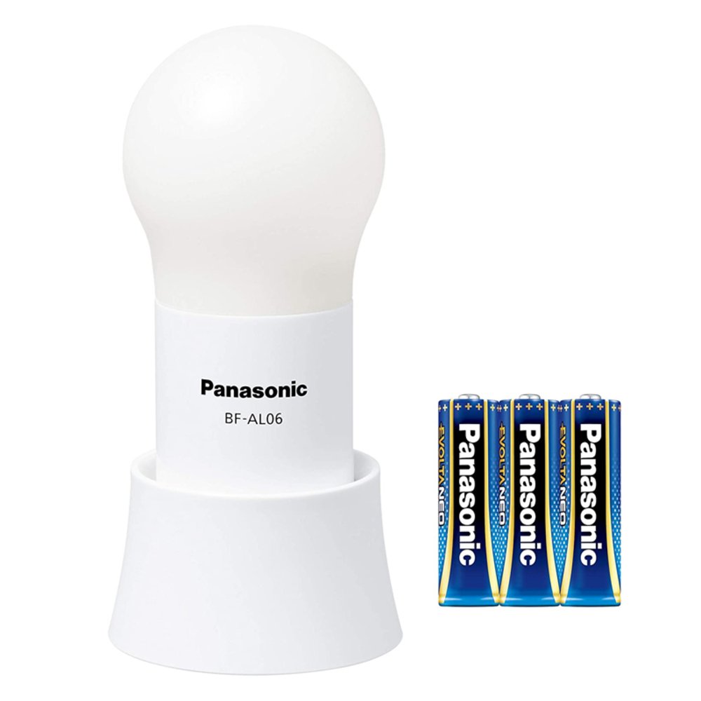 LED ランタン ナイトライト 乾電池付き パナソニック BF-AL06N-W 調光 調色可能 