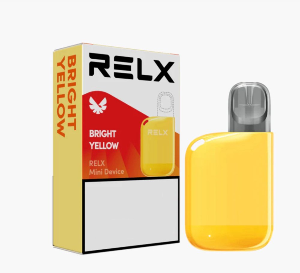 RELX Mini デバイス 使い捨て 電子タバコ リレックス ベイプ  イエロー