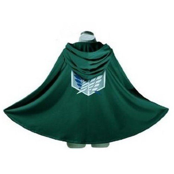 進撃の巨人 調査兵団 リヴァイ エルヴィン スミス アルミン マント 緑 コスプレ サイズM