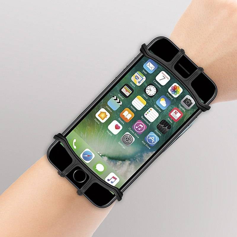 ケース スマホ スポーツ スマートフォン ウェア スマホホルダー トレーニング ランニング  ブラック - 画像2