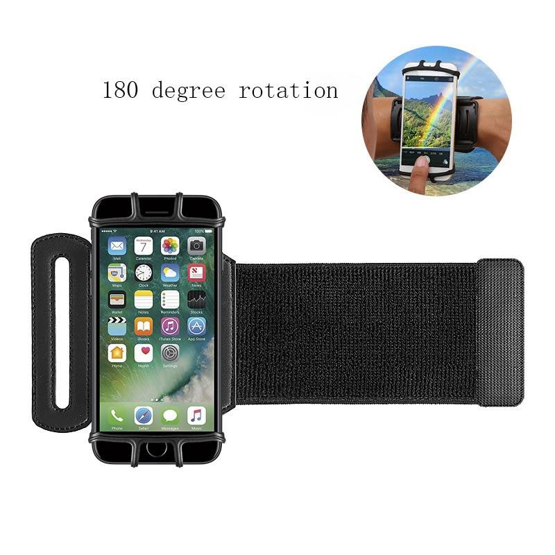 ケース スマホ スポーツ スマートフォン ウェア スマホホルダー トレーニング ランニング  ブラック - 画像3