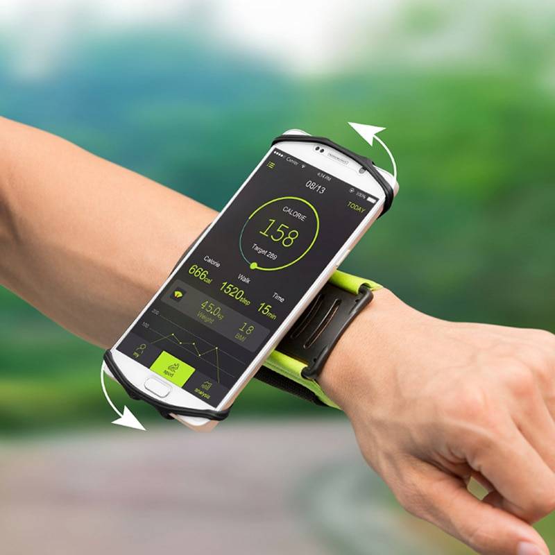 ケース スマホ スポーツ スマートフォン ウェア スマホホルダー トレーニング ランニング  ブラック - 画像5