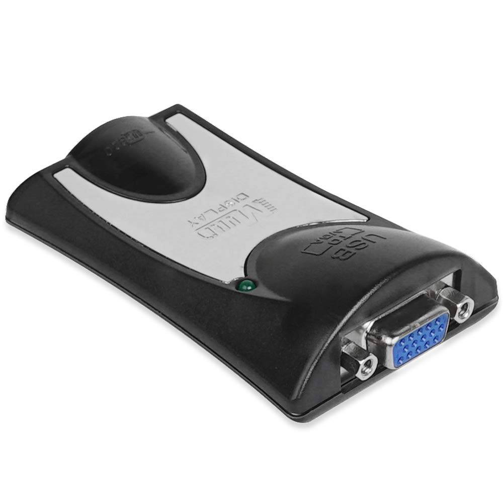 Wavlink USB 2.0 VGAビデオグラフィックスディスプレイアダプタ 解像度1920x1080 EXTRAモニタ HDTV、LCD、プロジェクタ接続 Windows 10、8.1、8、7、XP対応  - 画像1