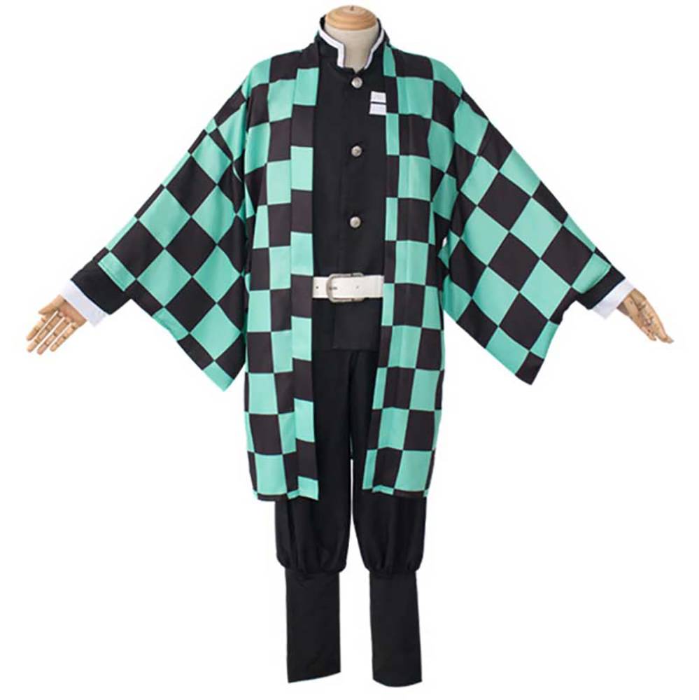 鬼滅の刃 竈門 炭治郎 衣装 ウィッグ セット 炭治郎 たんじろう コスプレ 仮装 ハロウィン 忘年会 パーティー 演出 - 画像2