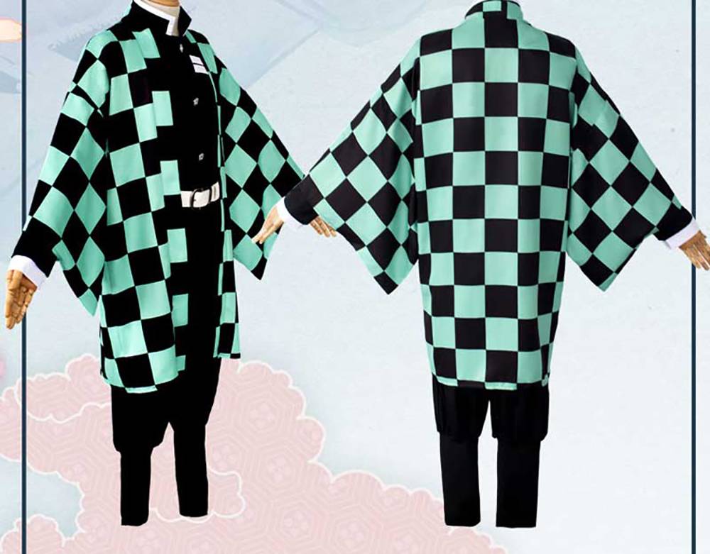 鬼滅の刃 竈門 炭治郎 衣装 ウィッグ セット 炭治郎 たんじろう コスプレ 仮装 ハロウィン 忘年会 パーティー 演出 - 画像3