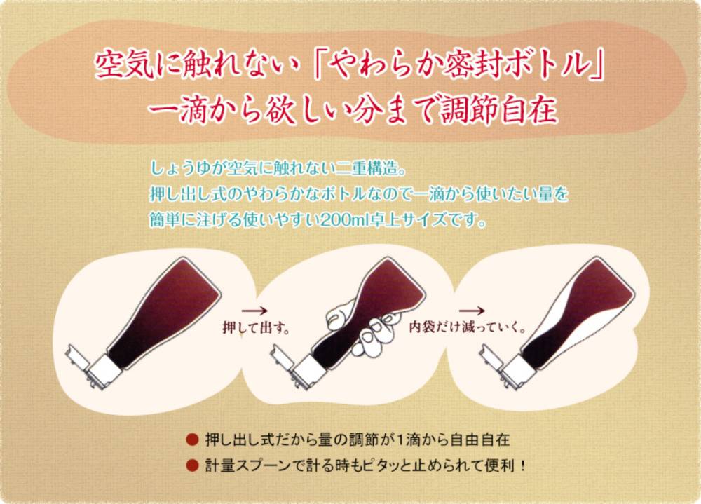 まとめ買い キッコーマン ヒゲタ 本膳 醬油 高級割烹しょうゆ 200mlｘ6本 (1ケース) 業務 家庭 - 画像2
