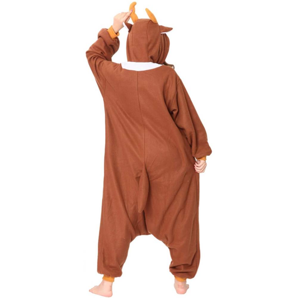 トナカイ コスプレ 着ぐるみ クリスマス パジャマ 衣装 パーティ イベント 宴会 ハロウィン レディース メンズ M - 画像3