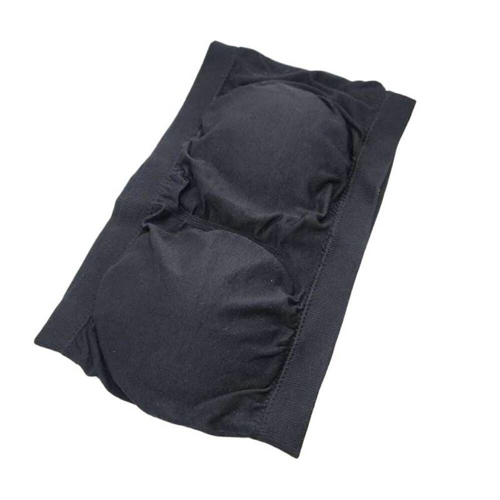 おすすめ 1枚 インナー ワンピース リラックス ブラ 下着 ジャー 夜用 カップ付き ナイトウェア ノンワイヤーブラ ずれない チューブトップ  ブラックS - 画像1