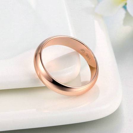 レディース おしゃれ メンズ シンプル ギフト リング 記念日 指輪 18K ペ  17.0mm