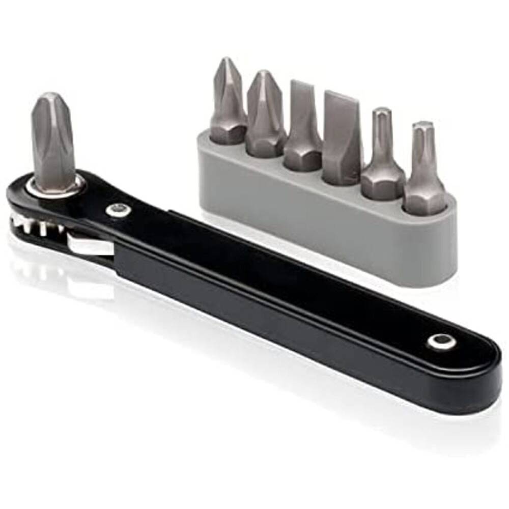 ミニ ラチェットドライバーセット コンパクト ポケットサイズ １０ｃｍ 1/4-Inch  - 画像1