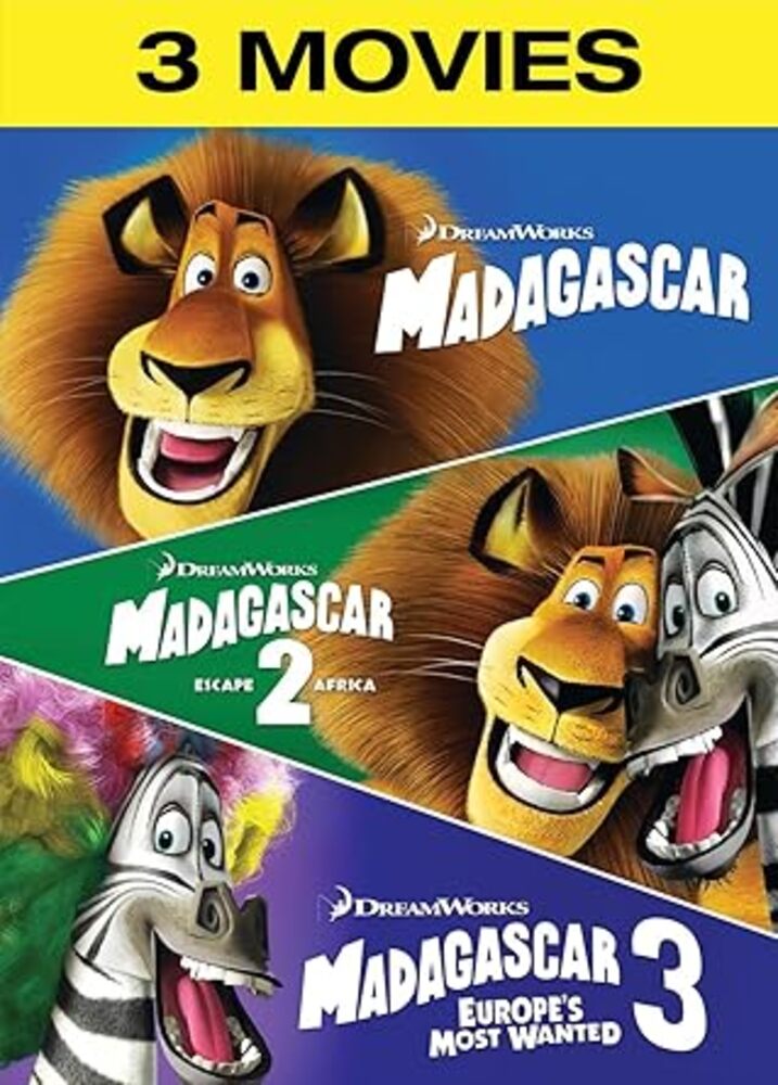 マダガスカル 1 2 3 Madagascar DVD ユニバーサルスタジオ 英語 海外 アニメ 英語学習 