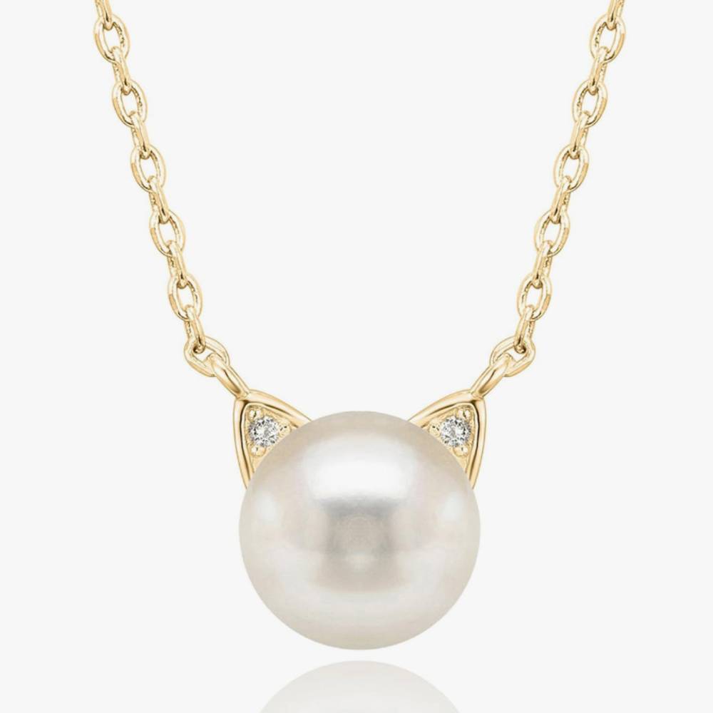 レディース ホワイト シルバー 可愛い ゴールド 金属 メッキ パール 結婚式 パーティー ネックレス 1  - 画像1