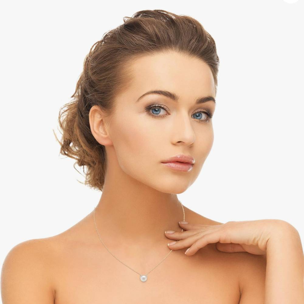 レディース ホワイト シルバー 可愛い ゴールド 金属 メッキ パール 結婚式 パーティー ネックレス 1  - 画像3