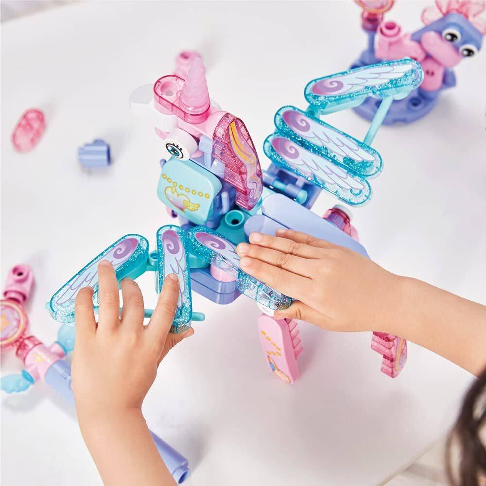 BOTZEES GO! ユニコーン 知育ブロック ロボットおもちゃ 114ピース 3歳以上対象 光る 音が  - 画像5