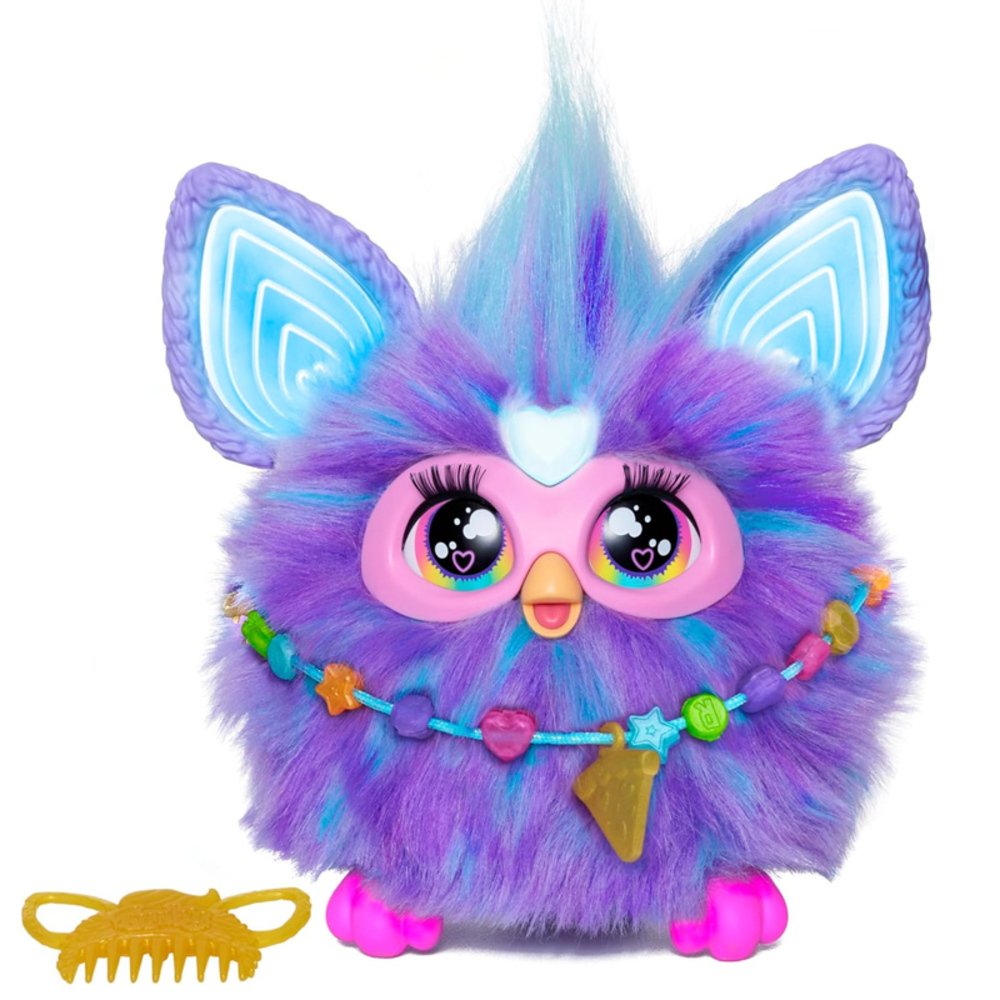 ファービー Furby 並行輸入品 新型 人形 ぬいぐるみ 知育玩具 英語学習 パープル